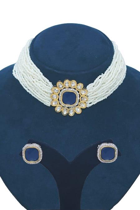 Belsi's Stone Embellished Choker Set 