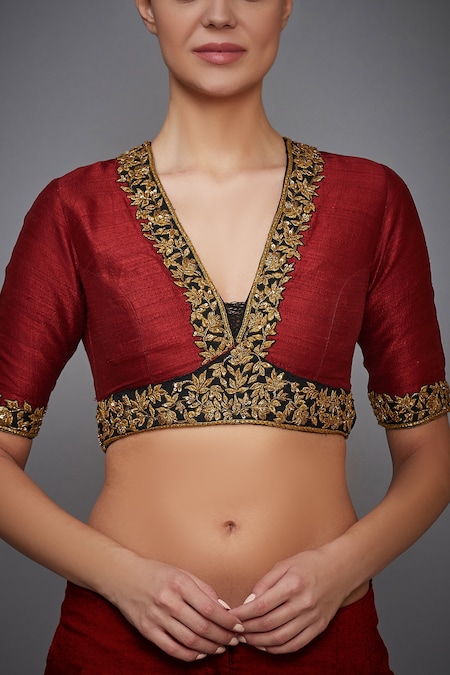 Saree blouse hot sale back