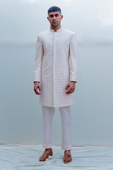 Bohame Silk Sherwani Set 