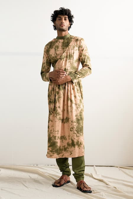 Bohame Tie-Dye Anarkali Set 