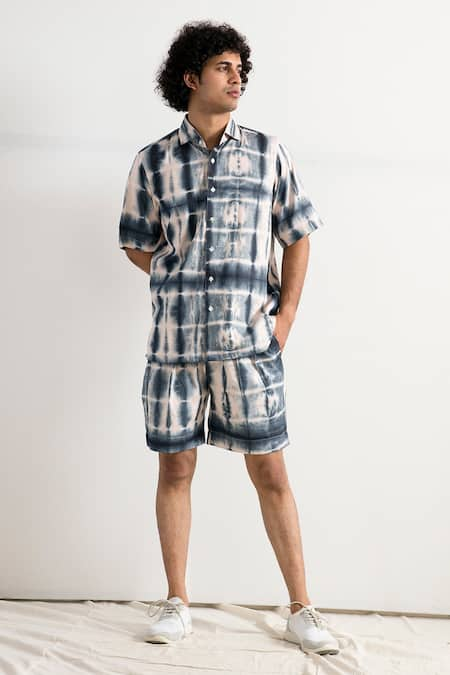 Bohame Tie-Dye Shirt & Shorts Set 