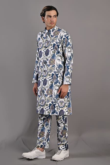 Bohame Daemyn Floral Print Kurta & Pant Set 