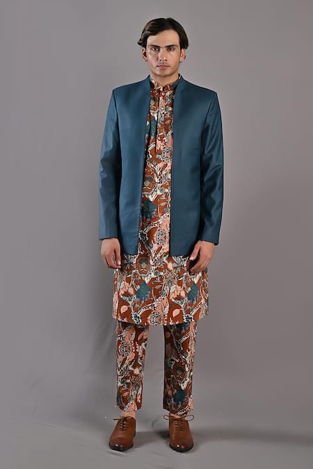 Bohame Aciano Jacket & Kurta Set 