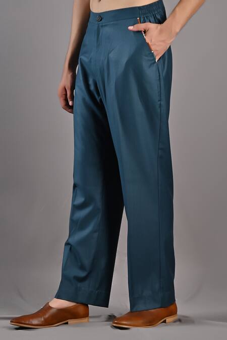 Buy_Bohame_Maroon Cotton Satin / Suiting Digital Print Ren Floral Bandhgala Set_Online_at_Aza_Fashions