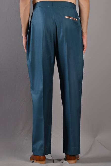 Shop_Bohame_Maroon Cotton Satin / Suiting Digital Print Ren Floral Bandhgala Set_Online_at_Aza_Fashions