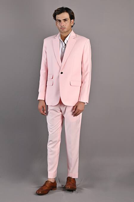 Baby pink hot sale coat pant