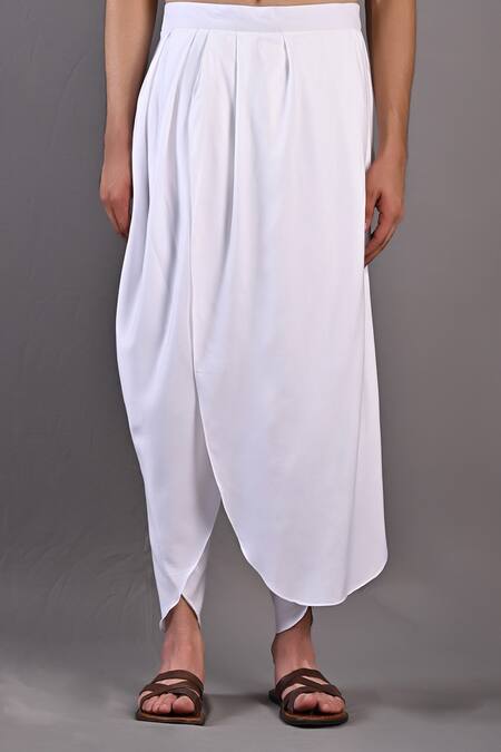 Bohame_Maroon Tulip Salwar Cotton Satin Daniel Textured Bundi And Kurta Set_at_Aza_Fashions