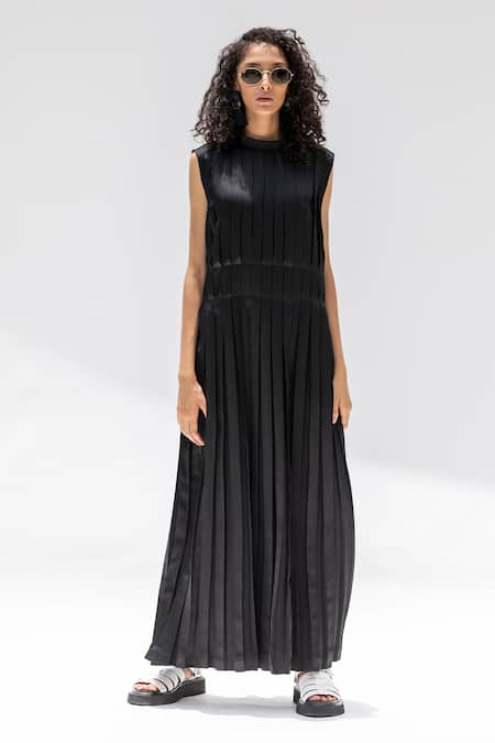 Corpora Studio Marazzo Silk Pleated Dress 