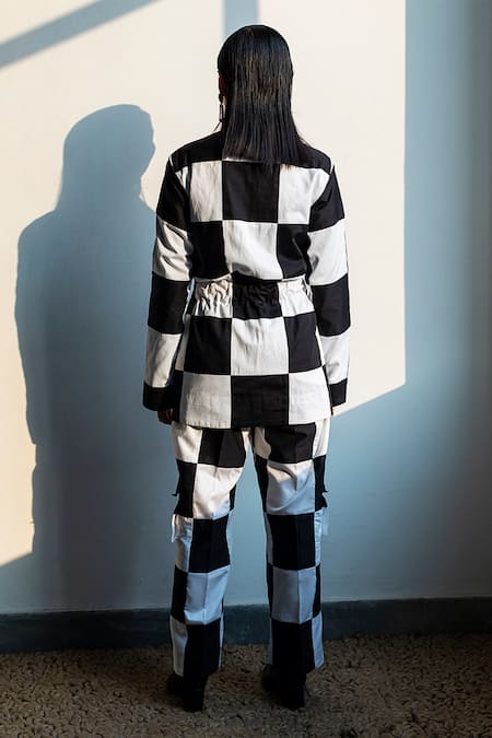 Corpora Studio Checkered Shirt & Pant Set 