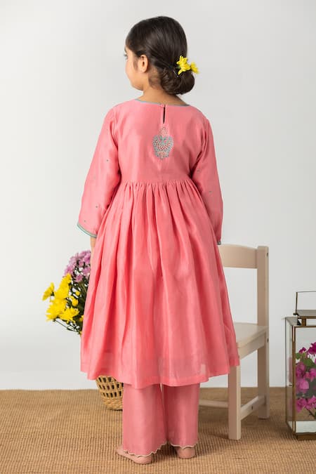 Shop BOTEH Blue Chanderi , Silk, Embroidery Anarkali Set at Aza Fashions Shop_BOTEH_Blue Chanderi , Silk, Embroidery Anarkali Set _at_Aza_Fashions