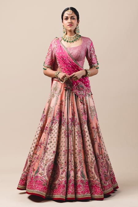 Tarun Tahiliani Embroidered Bridal Lehenga Set 