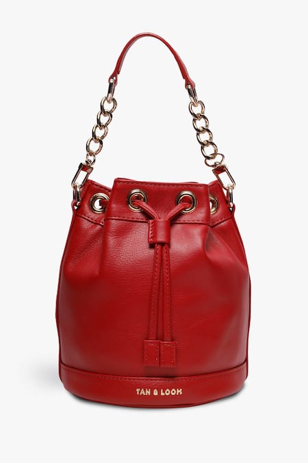 Tan & Loom Bombay Nappa Leather Potli Bag 