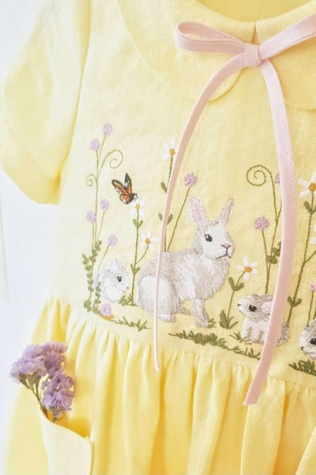 Bagichi Embroidered Dress 