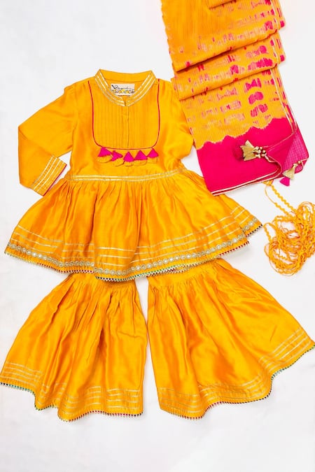 Sharara for Girls, Kids Ethnic Wear, Kids Sharara, Pakistani Sharara for  Kids : Amazon.in: Clothing & Accessories