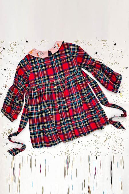 Bagichi Checkered Dress 