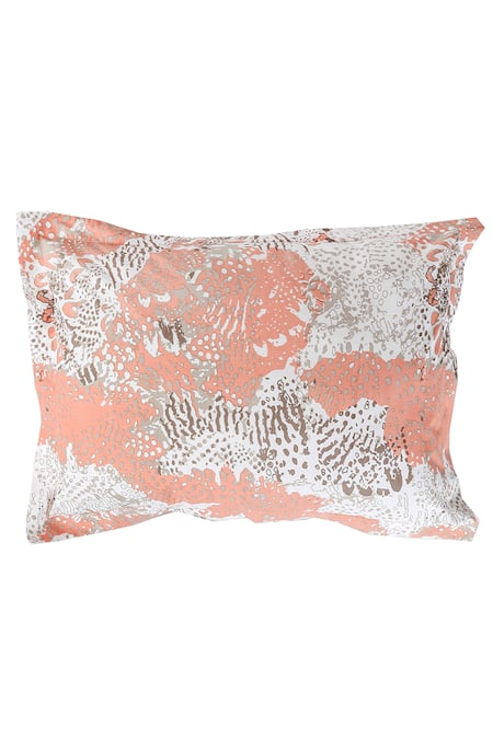 Buy_House This_Pink 100 % Cotton Print King Bed Sheet Set_Online_at_Aza_Fashions