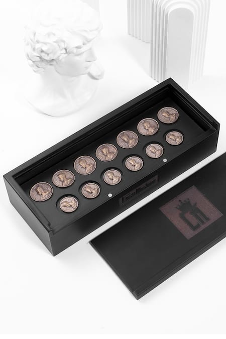 Cosa Nostraa The Prince Coin Buttons Set of 13 