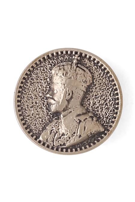 Shop Cosa Nostraa Gold Plated The Prince Coin Buttons Set Of 13 Online at Aza Fashions Shop_Cosa Nostraa_Gold Plated The Prince Coin Buttons Set Of 13 _Online_at_Aza_Fashions