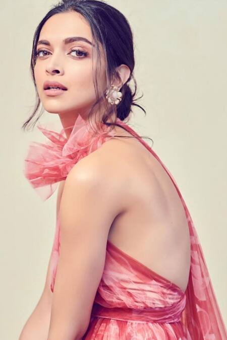 Shop Gauri & Nainika Red Printed Net Halter Floral Gown Online at Aza Fashions Shop_Gauri & Nainika_Red Printed Net Halter Floral Gown _Online_at_Aza_Fashions