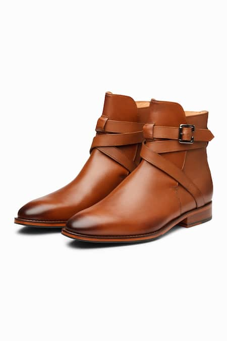 3DM LIFESTYLE Brown Jodhpur Boots 