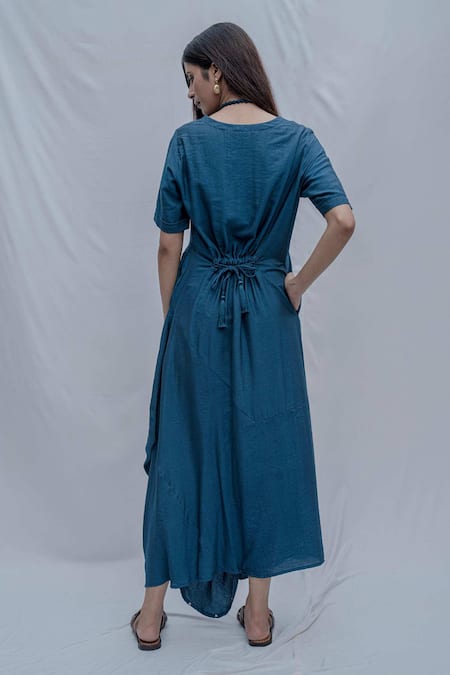 Bohame Draped Dress 