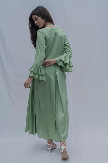Bohame Draped Dress 