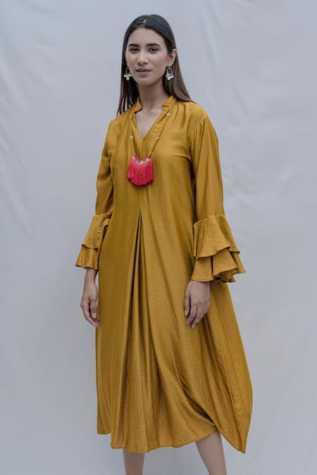 Bohame Pleated Dress 