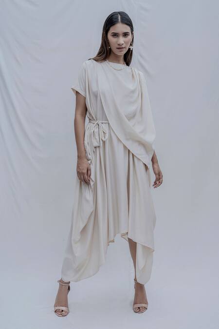 Bohame Jess Overlap Asymmetric Dress 