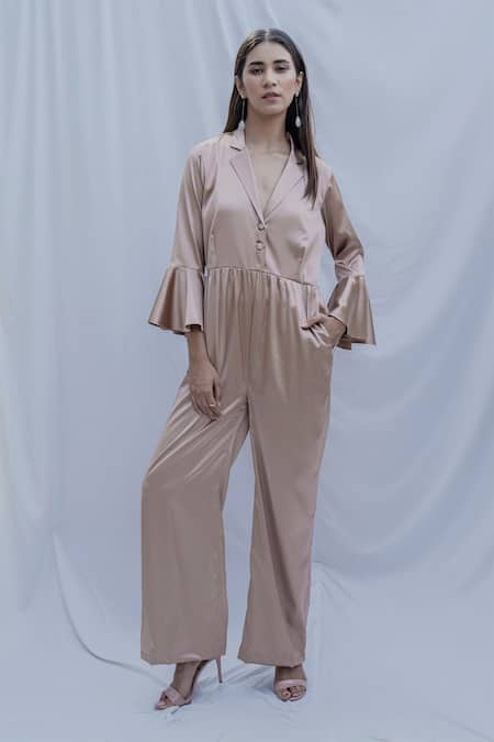 Bohame Merlyn Satin Silk Jumpsuit 