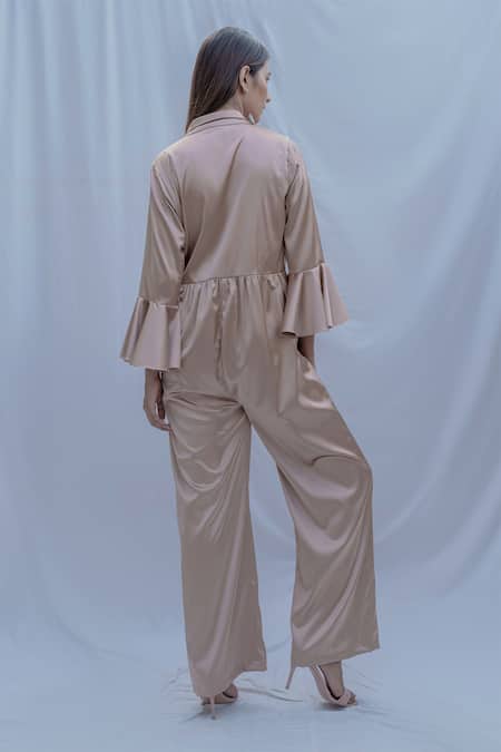 Bohame Merlyn Satin Silk Jumpsuit 