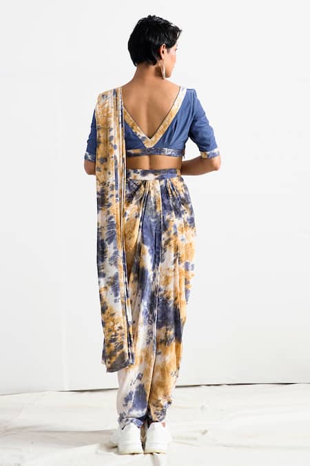 Bohame Arcadia Pre-Draped Saree Set 