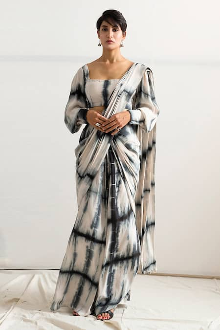 Bohame Irina Pre-Draped Saree Set 