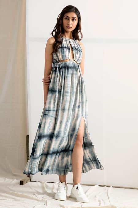 Womens Fiona Tie Dye Dress Manufacturer from Faridabad India