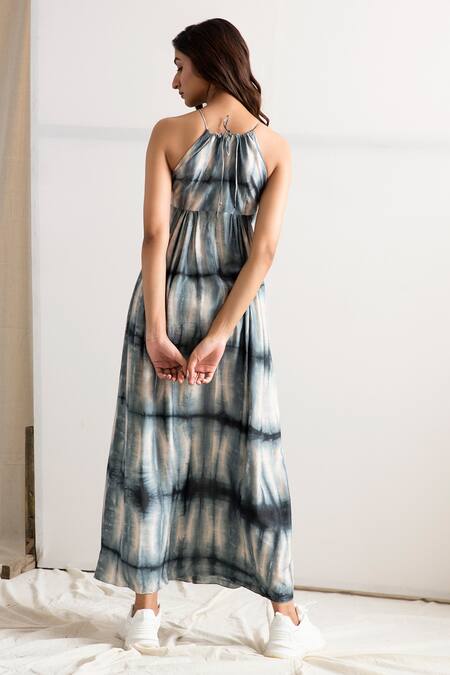 Bohame Carla Tie Dye Slit Dress 