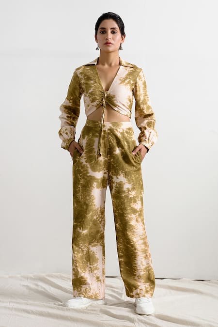 Bohame Vera Tie Dye Co-ord Pant Set 