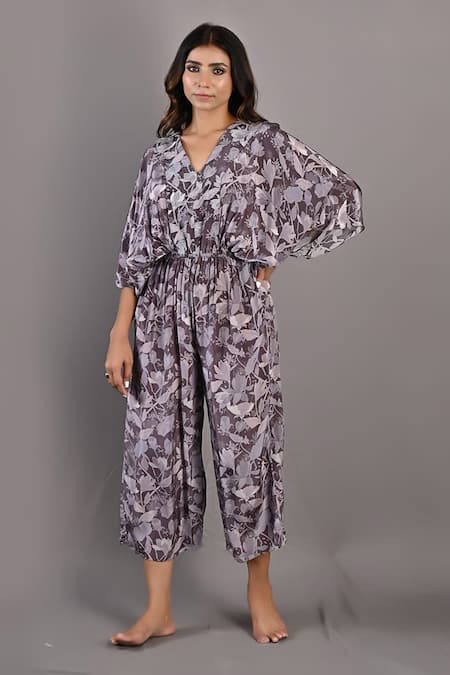 Bohame Winika Floral Print Jumpsuit 