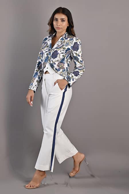 Bohame Cliantha Printed Jacket & Pant Set 