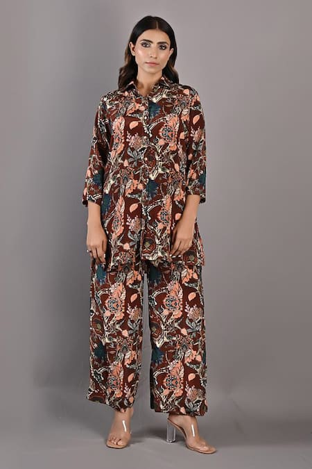 Bohame Senna Printed Shirt & Pant Set 