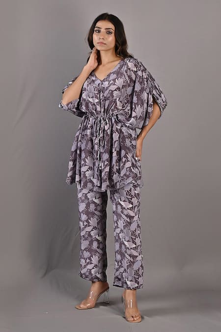 Bohame Zinnia Kaftan Top & Pant Set 