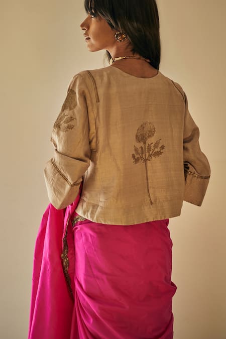 Shorshe Clothing Handloom Silk Blouse 