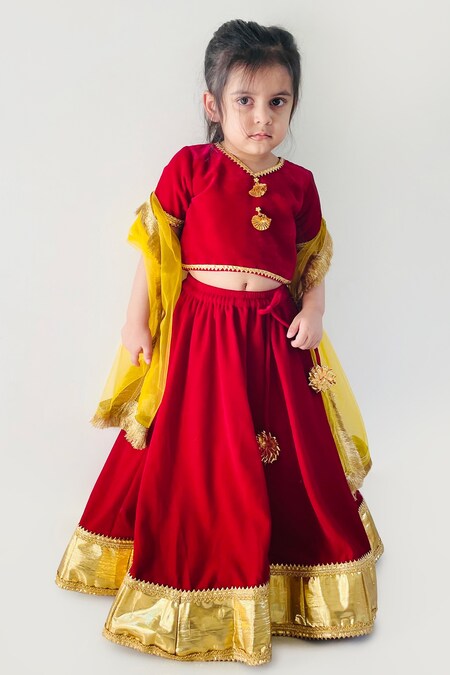 fcity.in - Shree Ethnic Kids Lehenga Choli Pack Of 1 / Agile Elegant Kids