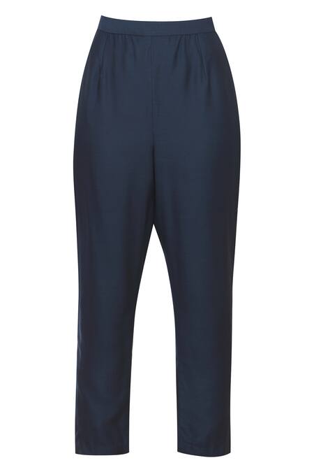 Shop Aariyana Couture Blue Net, Taffeta, Muslin Embroidery, Gota Patti Round Neck Anarkali Set Online at Aza Fashions Shop_Aariyana Couture_Blue Net, Taffeta, Muslin Embroidery, Gota Patti Round Neck Anarkali Set_Online_at_Aza_Fashions