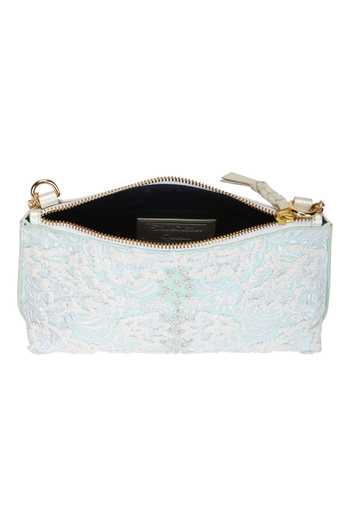 The Leather Garden_Green Embroidery Carnation Floral Bag With Sling _Online_at_Aza_Fashions