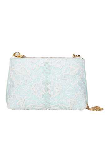 Buy_The Leather Garden_Green Embroidery Carnation Floral Bag With Sling _Online_at_Aza_Fashions