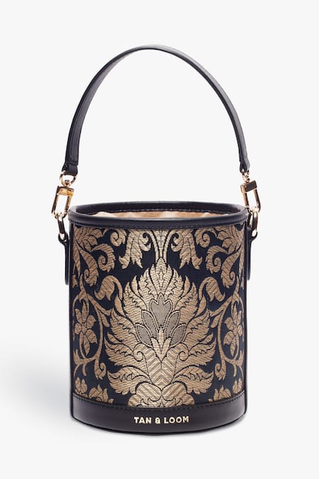 Tan & Loom Brocade Woven Potli 