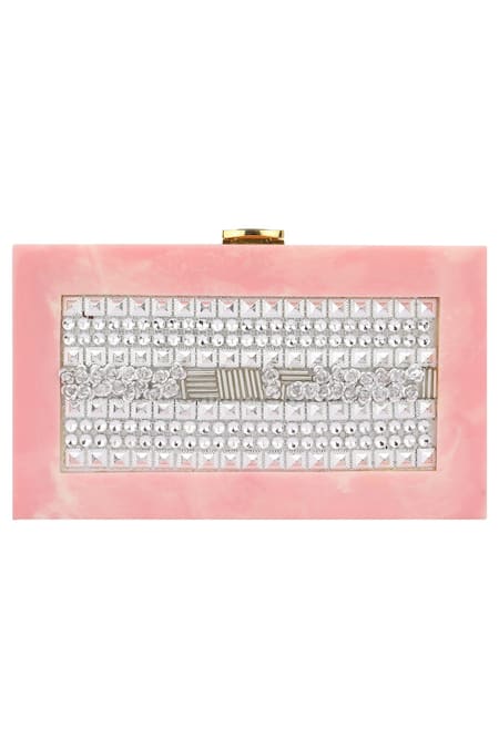 Clutch'D Resin Box Clutch with Sling 