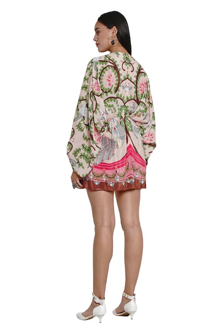 Limerick By Abirr N' Nanki Printed Kaftan Dress 