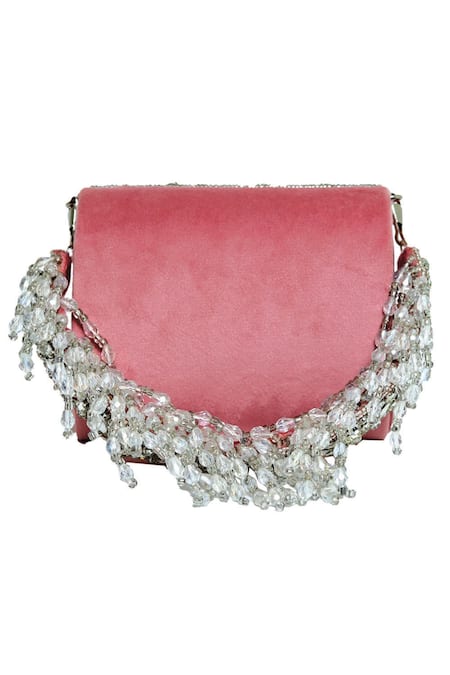 White Handmade Resin Marble Look Embellished Stone Clutch Bag at Rs  650/piece in Sambhal