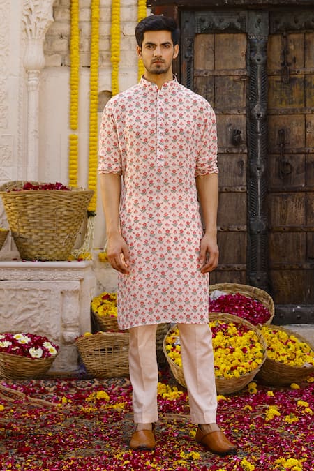 Chhavvi Aggarwal Floral Print Kurta & Pant Set 