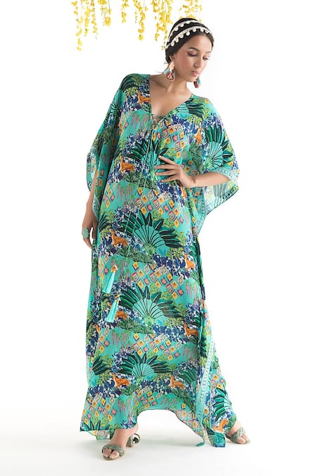 Chhavvi Aggarwal Jungle Print Kaftan 